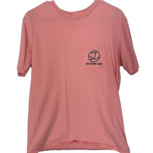 Southern Lure Graphic T-Shirt Mens L Salmon Fishing Great‎ Catch Back Print